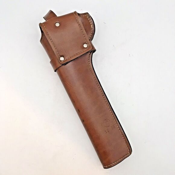 Smith & Wesson 19-38 Brown Leather Holster (See Photos) RHD Revolver Carry Case - Picture 4 of 16